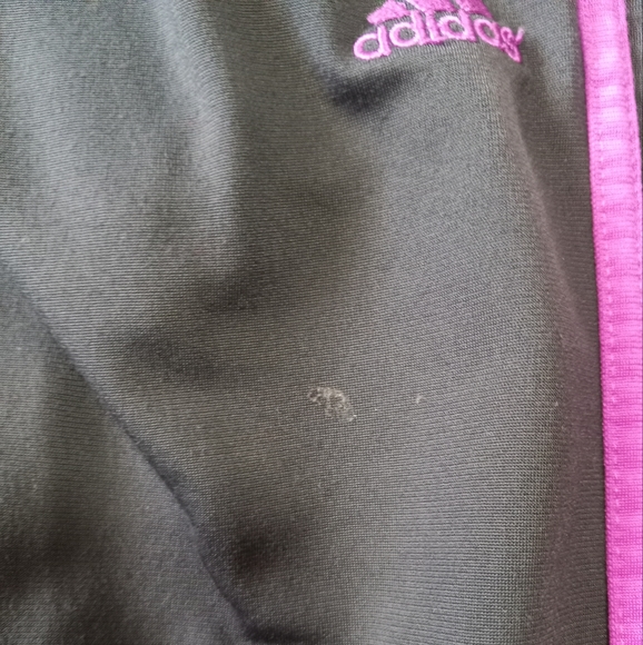 Ladies Adidas Purple & Gray Sweatpants - Picture 5 of 7